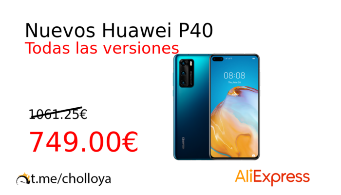 Nuevos Huawei P40