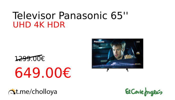 Televisor Panasonic 65''