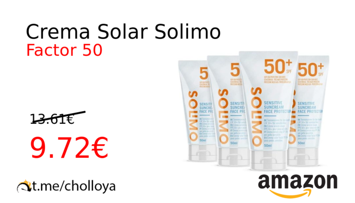 Crema Solar Solimo