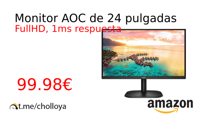 Monitor AOC de 24 pulgadas