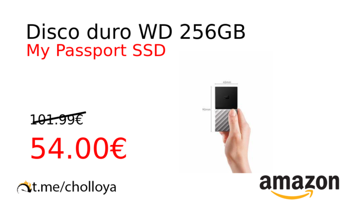 Disco duro WD 256GB