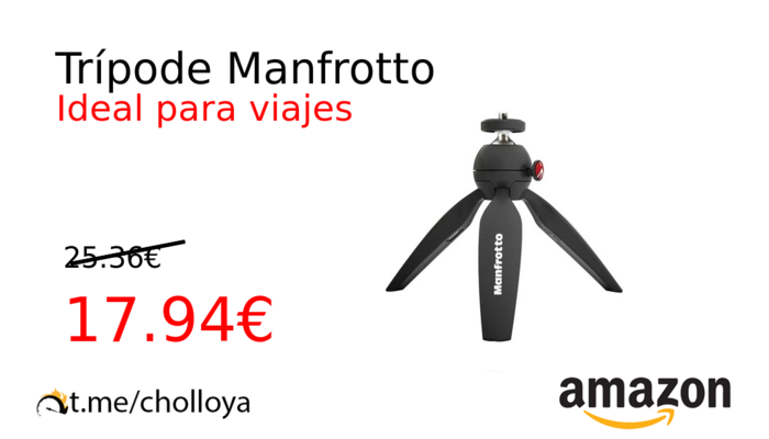 Trípode Manfrotto