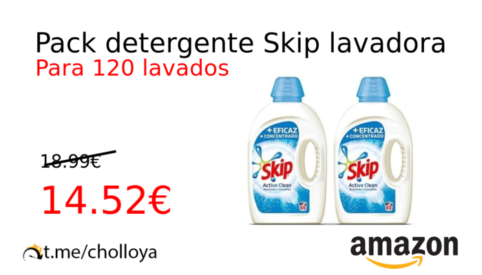 Pack detergente Skip lavadora