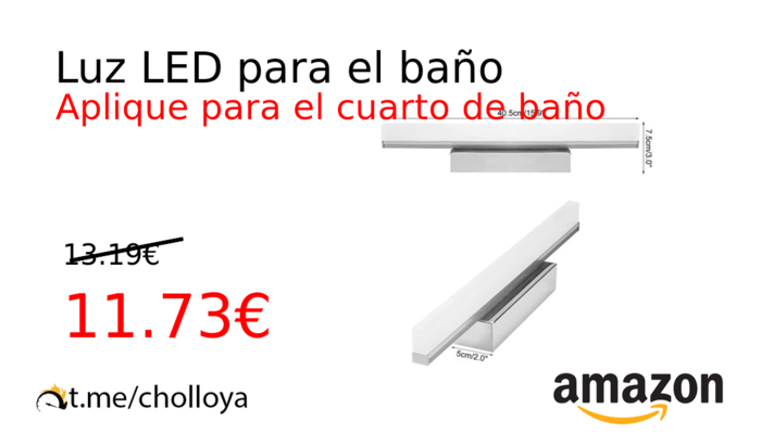 Luz LED para el baño