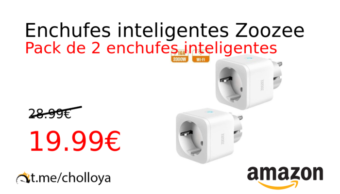 Enchufes inteligentes Zoozee