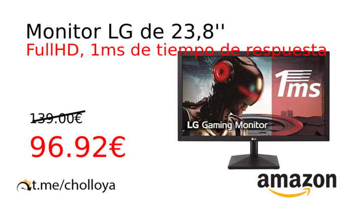 Monitor LG de 23,8''