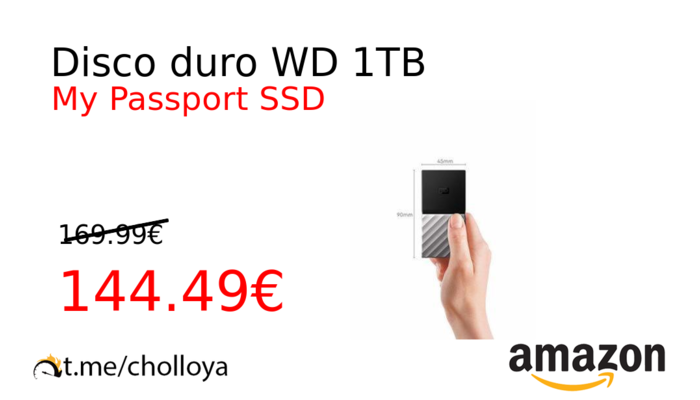 Disco duro WD 1TB