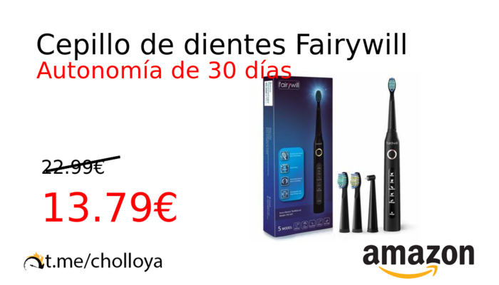 Cepillo de dientes Fairywill