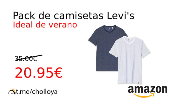 Pack de camisetas Levi's