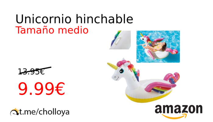 Unicornio hinchable