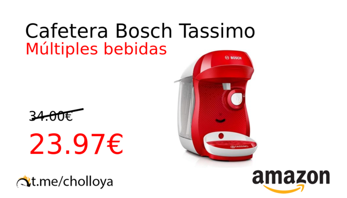 Cafetera Bosch Tassimo