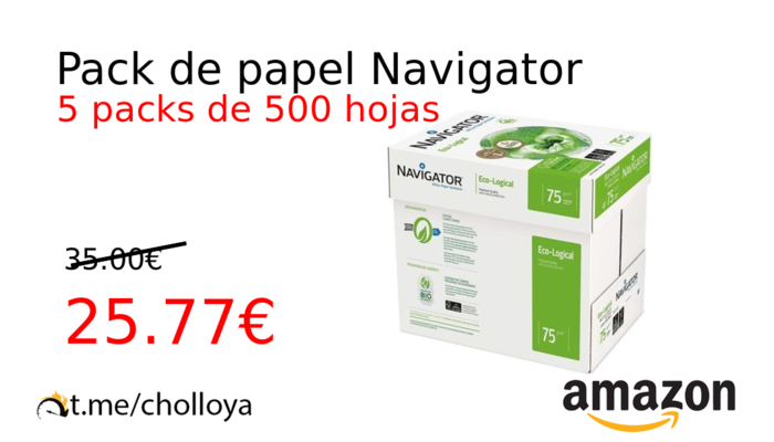 Pack de papel Navigator