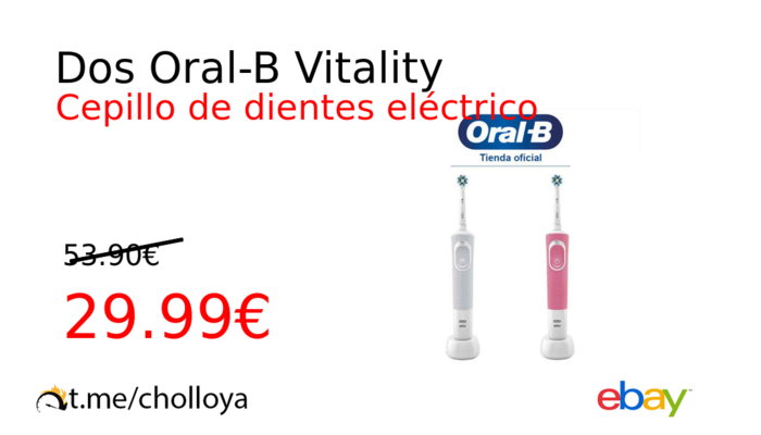 Dos Oral-B Vitality