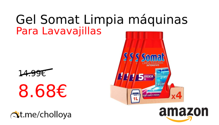 Gel Somat Limpia máquinas