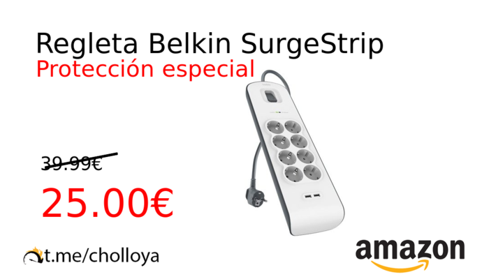 Regleta Belkin SurgeStrip