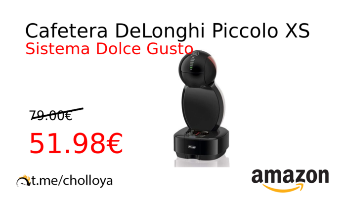 Cafetera DeLonghi Piccolo XS