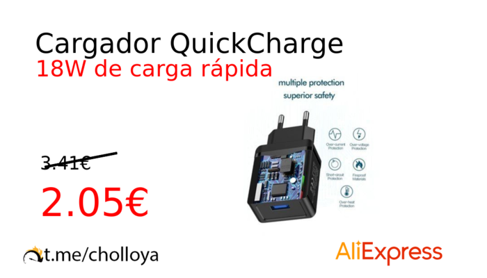 Cargador QuickCharge