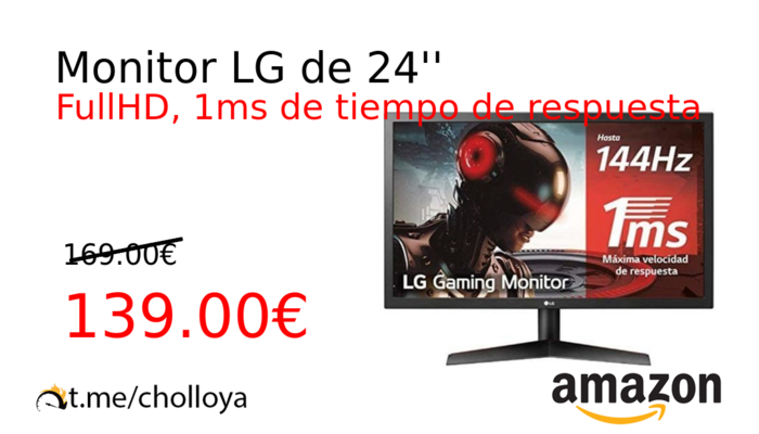 Monitor LG de 24''