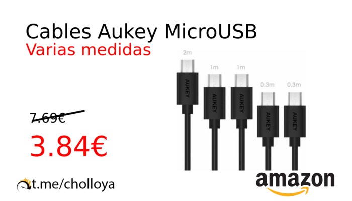 Cables Aukey MicroUSB