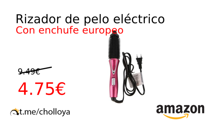 Rizador de pelo eléctrico