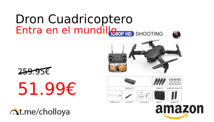 Dron Cuadricoptero