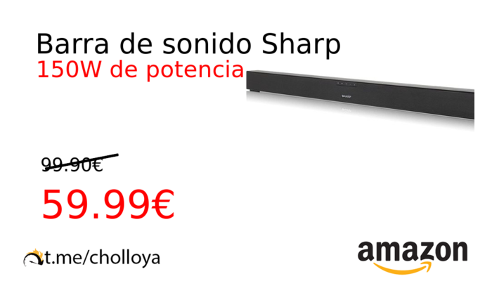 Barra de sonido Sharp