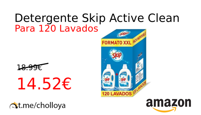 Detergente Skip Active Clean