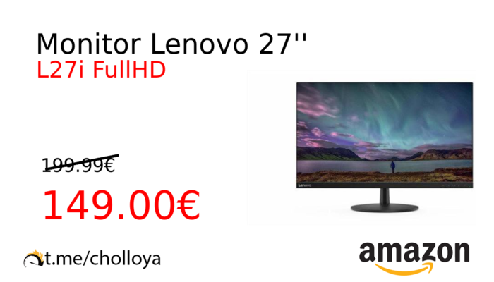 Monitor Lenovo 27''