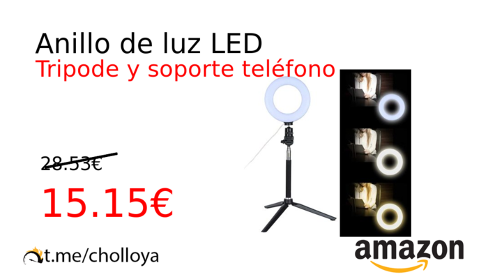 Anillo de luz LED