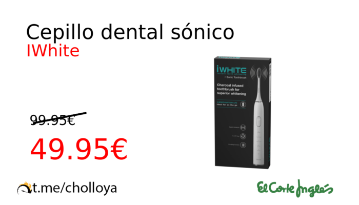 Cepillo dental sónico