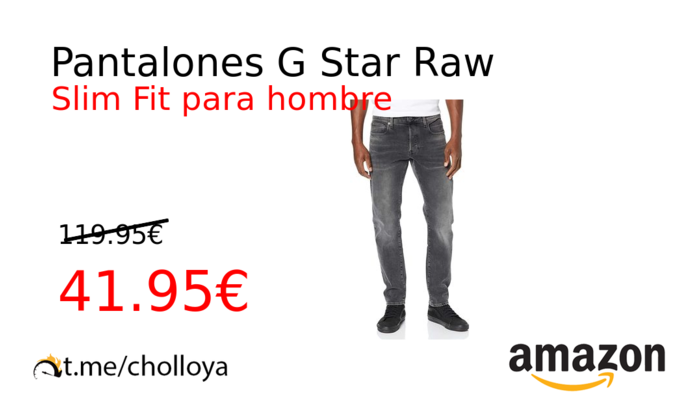 Pantalones G Star Raw