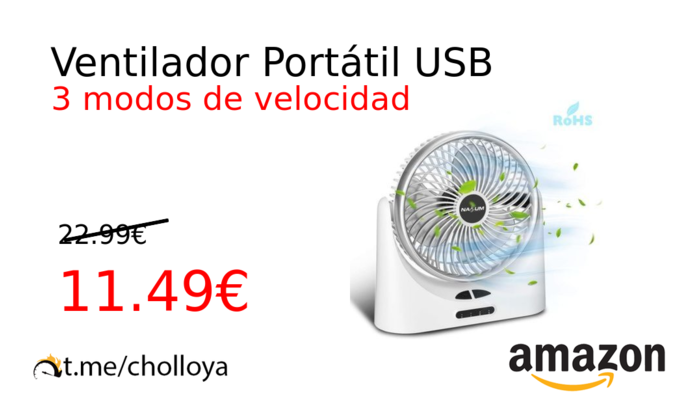 Ventilador Portátil USB