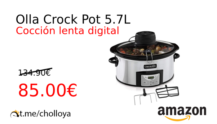 Olla Crock Pot 5.7L