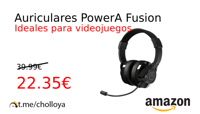 Auriculares PowerA Fusion