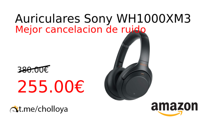 Auriculares Sony WH1000XM3