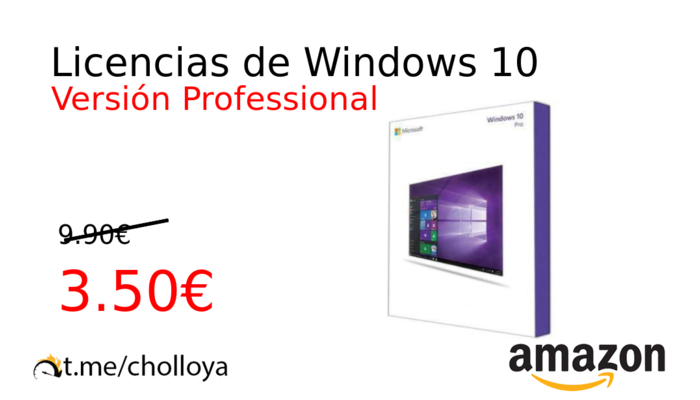 Licencias de Windows 10