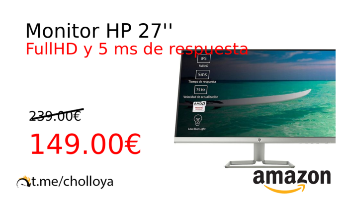 Monitor HP 27''