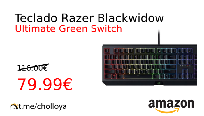 Teclado Razer Blackwidow