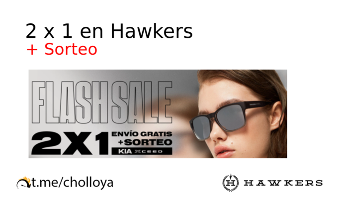 2 x 1 en Hawkers