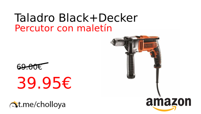 Taladro Black+Decker