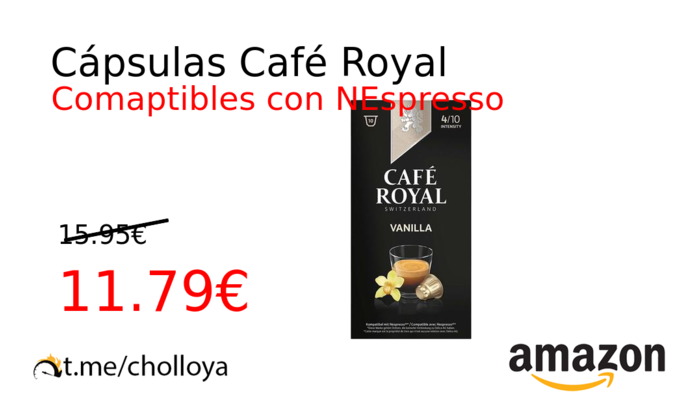 Cápsulas Café Royal