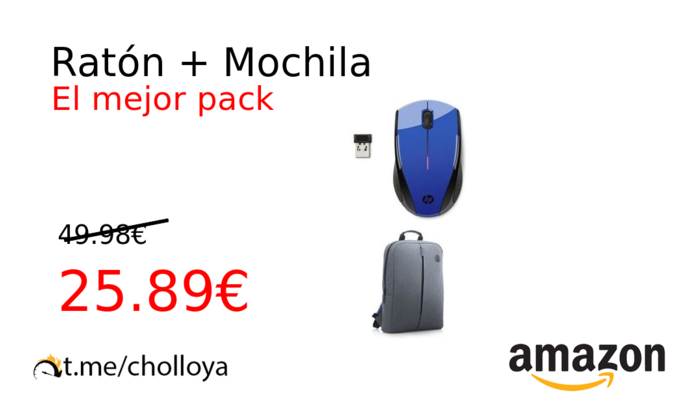 Ratón + Mochila