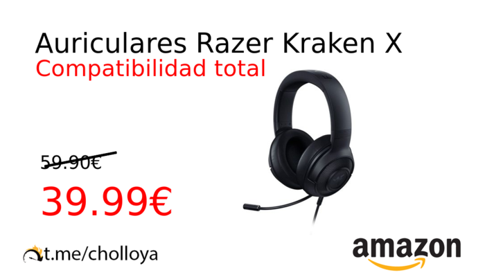 Auriculares Razer Kraken X