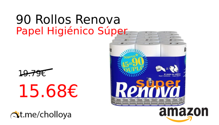 90 Rollos Renova