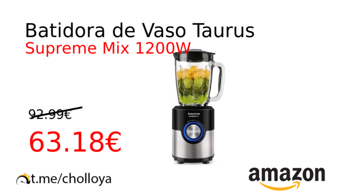 Batidora de Vaso Taurus