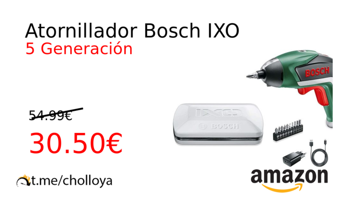 Atornillador Bosch IXO