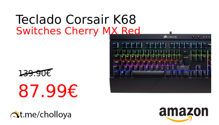 Teclado Corsair K68