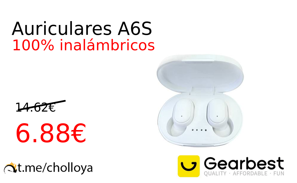 Auriculares A6S