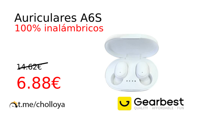 Auriculares A6S