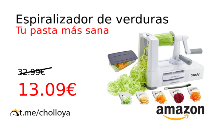 Espiralizador de verduras